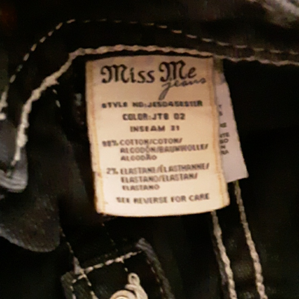 Miss Me Skinny Jeans sz 31